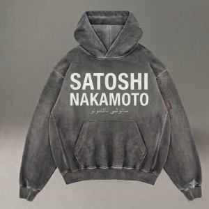 czapka satoshi nakamoto czarna